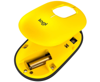 LOGITECH Bezprzewodowa POP MOUSE Black & Yellow - 716625 - zdjęcie 3
